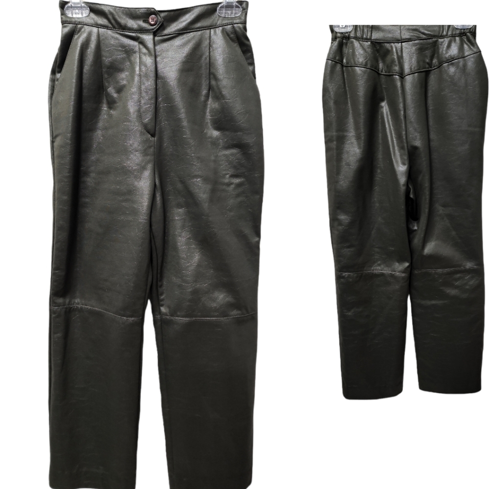 Vintage Eric Ryan Sport Faux Leather Pants